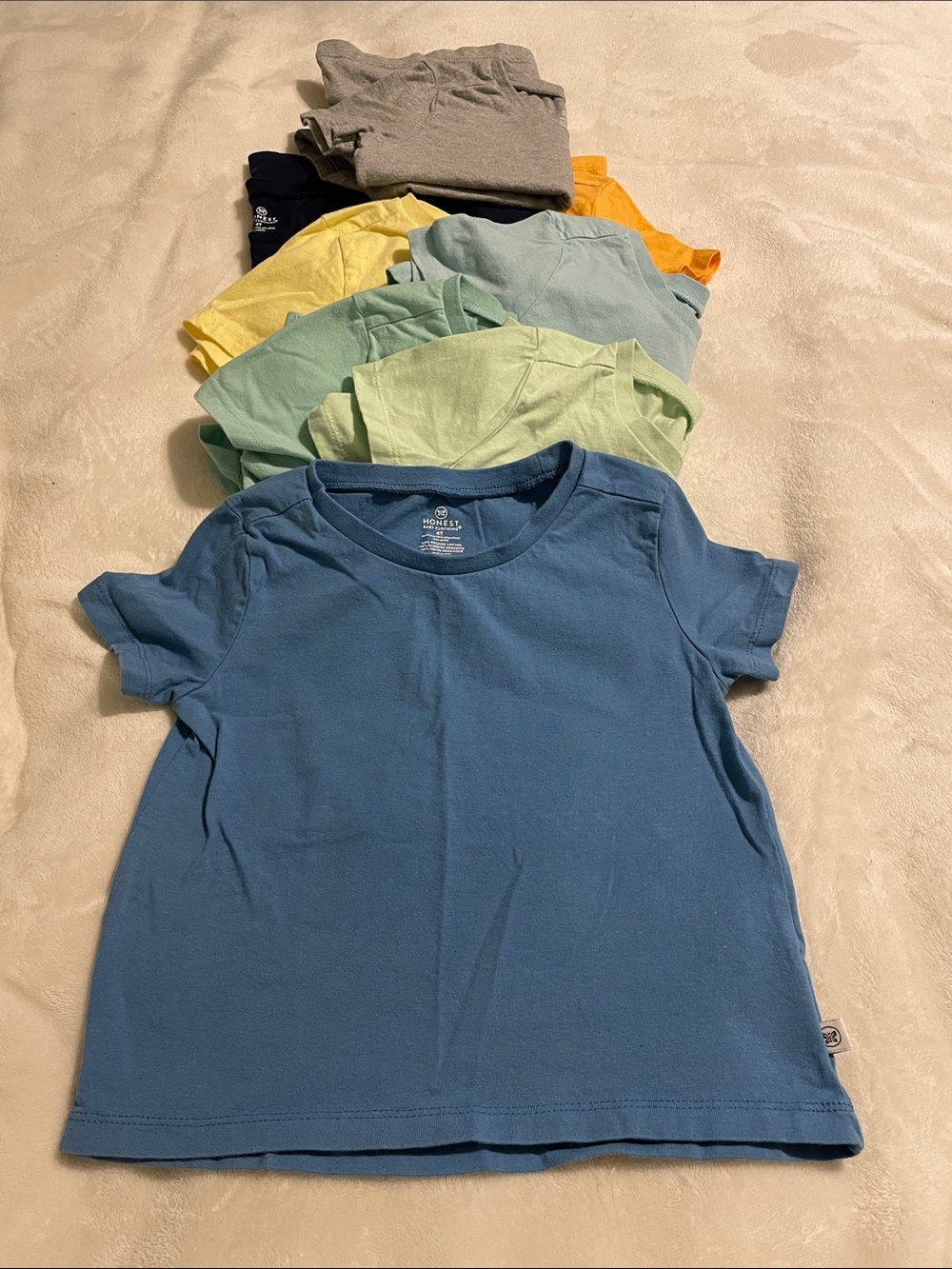 Colorful Honest baby Casual Tee Bundle - Multi Colors